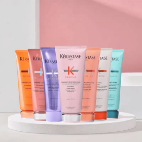 KERASTASE Hair Conditioner 200ml Aoli Softening Vitality Ginger Nourishing Water Light Protecting Color Strong Flexible Protein Repairr High Quality