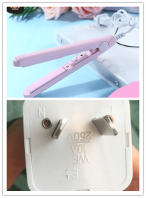 power: All pink AU - Mini hair straightener