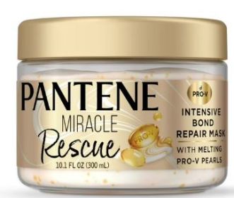 Pantene Pro-V Miracle Rescue Intensive Bond Repairing Mask, 10.1 oz for All Hair Types