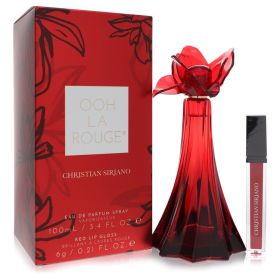 Christian Siriano Ooh La Rouge by Christian Siriano Eau De Parfum Spray + 0.21 oz Red Lip Gloss