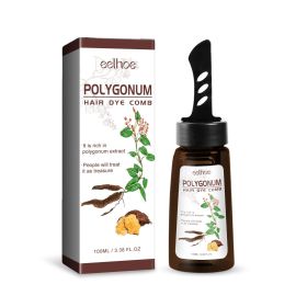 EELHOE Polygonum Hair Dye Comb, Deep Clean Dry Smooth Black Glossy Hair Comb