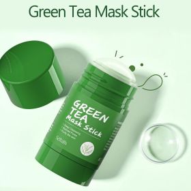 SERFROSE Green Tea Mud Stick Deep Cleansing Oil Control Moisturizing Acne Treatment (Color: Green)