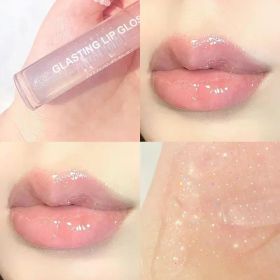 Mirror Water Lip Gloss Lip Glaze Transparent Glass Lip Oil Waterproof Lasting Liquid Lipstick Lipgloss Lipgloss Lips Cosmetics (Color: 03)